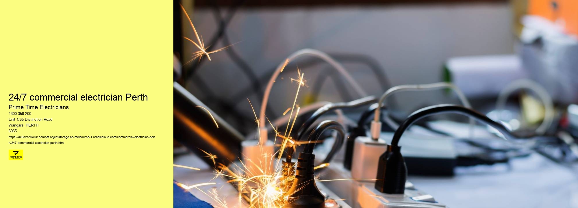 24/7 commercial electrician Perth
