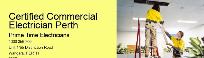 Certified Commercial Electrician Perth