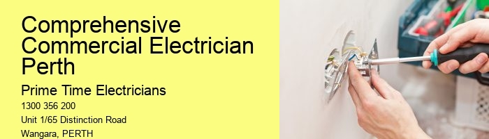 Dependable Commercial Electrician Perth Contractors