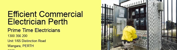 Affordable Commercial Electrician Perth Providers