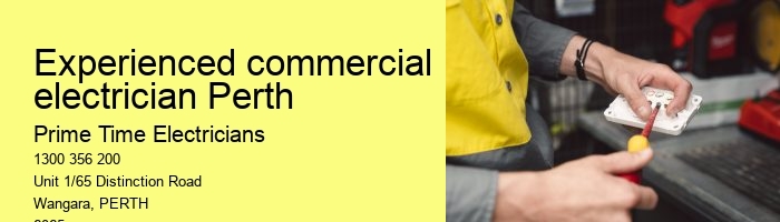 Reliable Commercial Electrician Perth Contractors