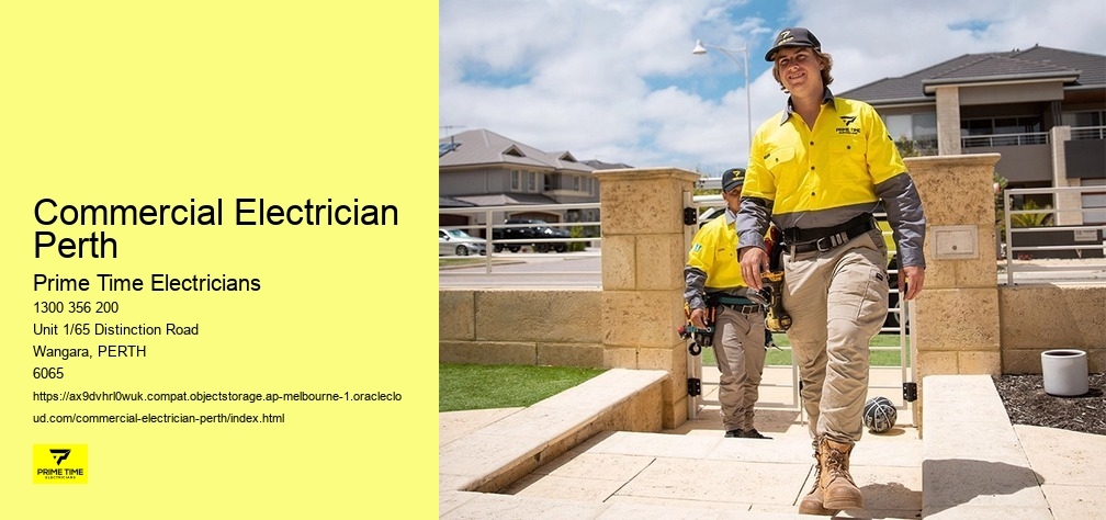 Certified Commercial Electrician Perth Providers