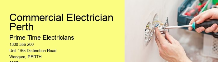 Efficient Commercial Electrician Perth Contractors