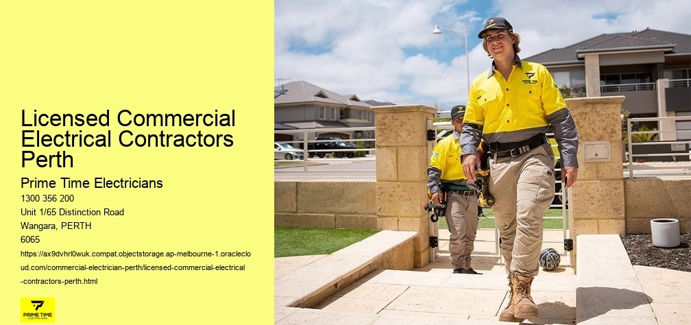 Efficient Commercial Electrician Perth Team
