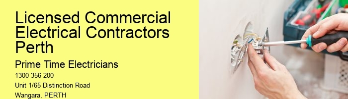 Top Commercial Electrician Perth Providers