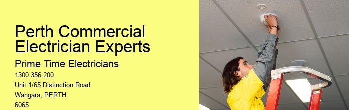 Leading Commercial Electrician Perth Team