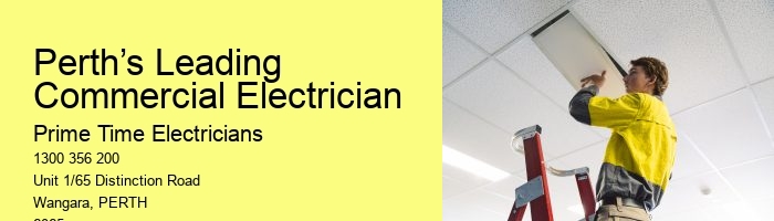 Leading Commercial Electrician Perth Services