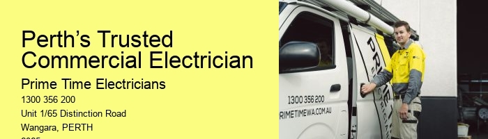 Premier Commercial Electrician Perth Services