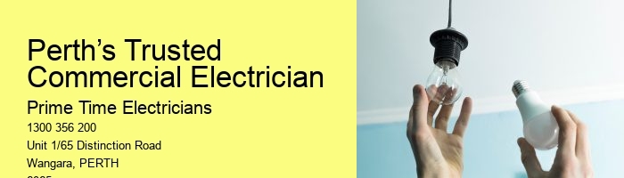 Comprehensive Commercial Electrician Perth Team