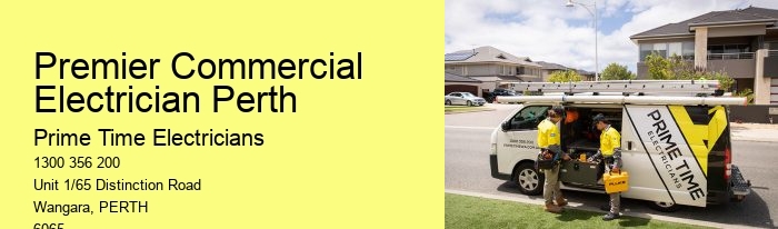 Efficient Commercial Electrician Perth Services