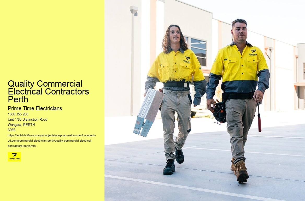 Skilled Commercial Electrician Perth Team