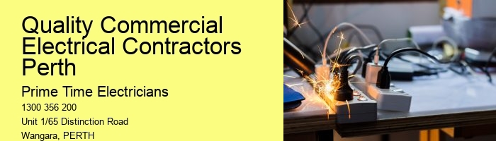 Skilled Commercial Electrician Perth Team