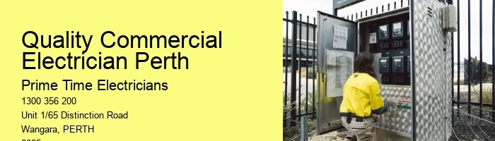 Leading Edge Commercial Electrician Perth