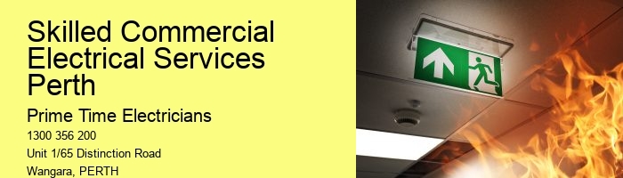 Efficient Commercial Electrician Perth Services