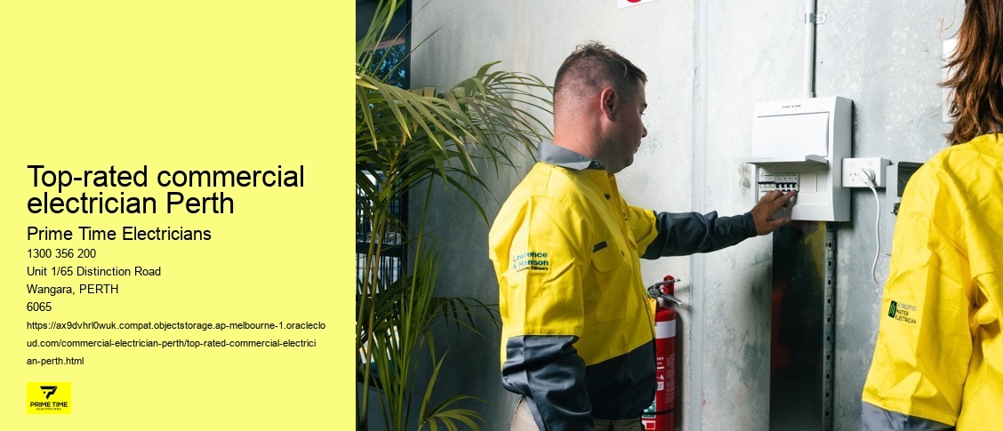Certified Commercial Electrician Perth Team