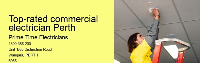 Top-rated commercial electrician Perth
