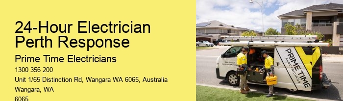 Perth’s Emergency Electrician: Here to Serve
