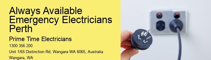 Always Available Emergency Electricians Perth