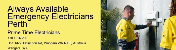 Perth Electrician: Emergency Readiness