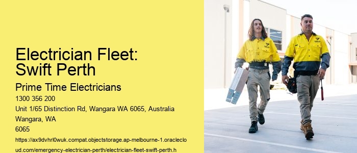 Electrician Fleet: Swift Perth