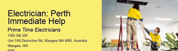 Electrician: Perth Immediate Help