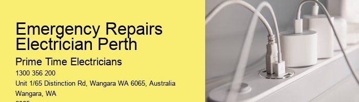 Perth Electrician for Urgent Electrical Needs