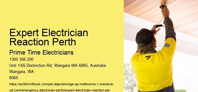 Expert Electrician Reaction Perth