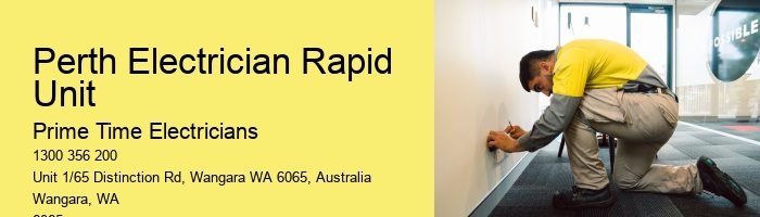 Fast Electrician Response Perth