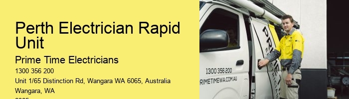 Rapid Electrician Aid for Perth’s Emergencies
