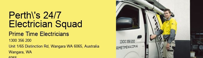 Perth’s Emergency Electrician – Here to Help