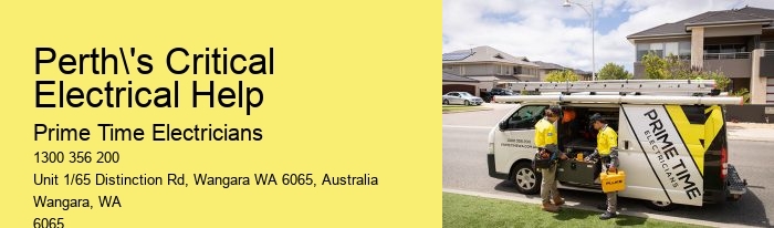 Perth’s Rapid Emergency Electrician Service