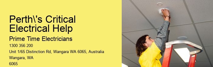 Your Perth Electrician for Urgent Situations