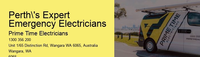 Electrician for Perth's Emergency Electrical Issues