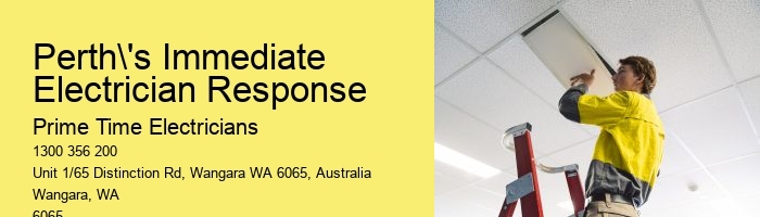 Perth's Immediate Electrician Response