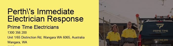 Electrician Ready for Perth's Electrical Urgencies