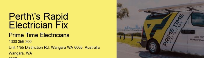 Electrical Emergency? Perth's Electrician at Your Service