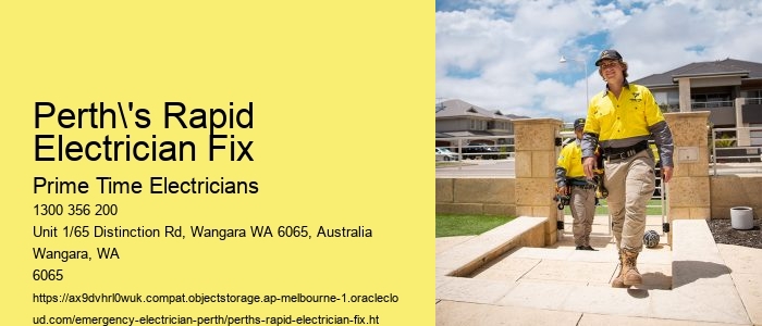 Quick Action Emergency Electrician in Perth
