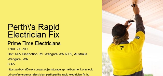 Perth Electrician: Emergency Services Available