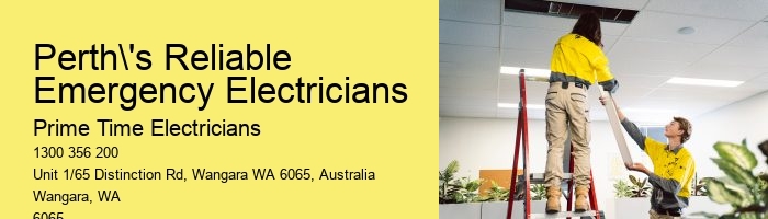 Perth's Reliable Emergency Electricians