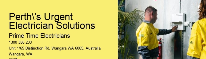 Perth Electrician for Emergency Electrical Services