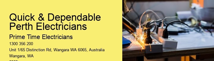 Quick & Dependable Perth Electricians