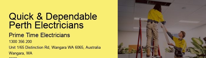 Rapid Response Electrician in Perth