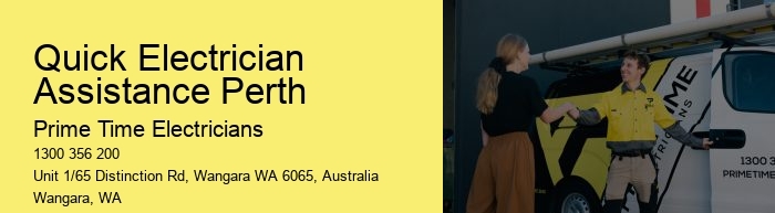 Perth Urgent Electrician Assistance