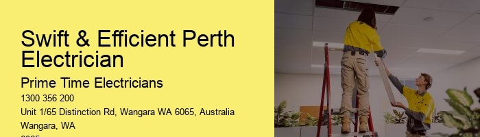 Swift & Efficient Perth Electrician