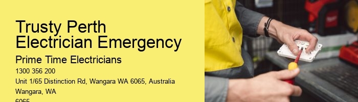 Trusty Perth Electrician Emergency
