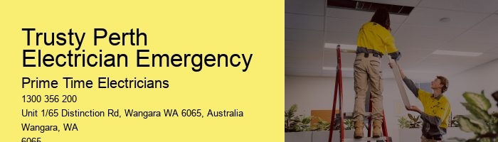 Perth’s Emergency Electrician: Professional & Quick