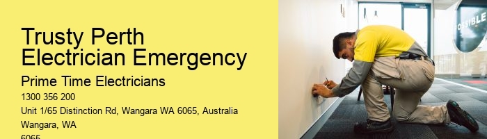 24/7 Perth Electrician for Emergency Situations