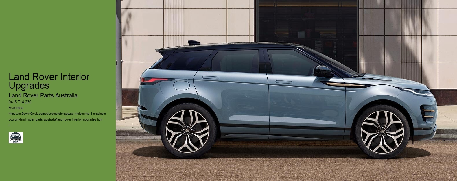 Your Go-To Online Store for Land Rover Parts