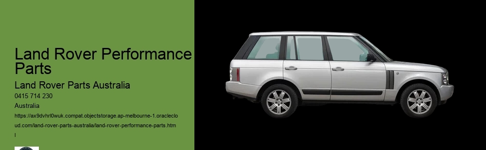 Aussie Land Rover: Parts Excellence