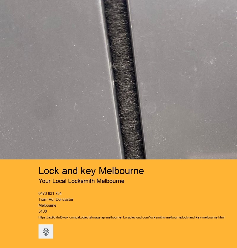 Lock and key Melbourne